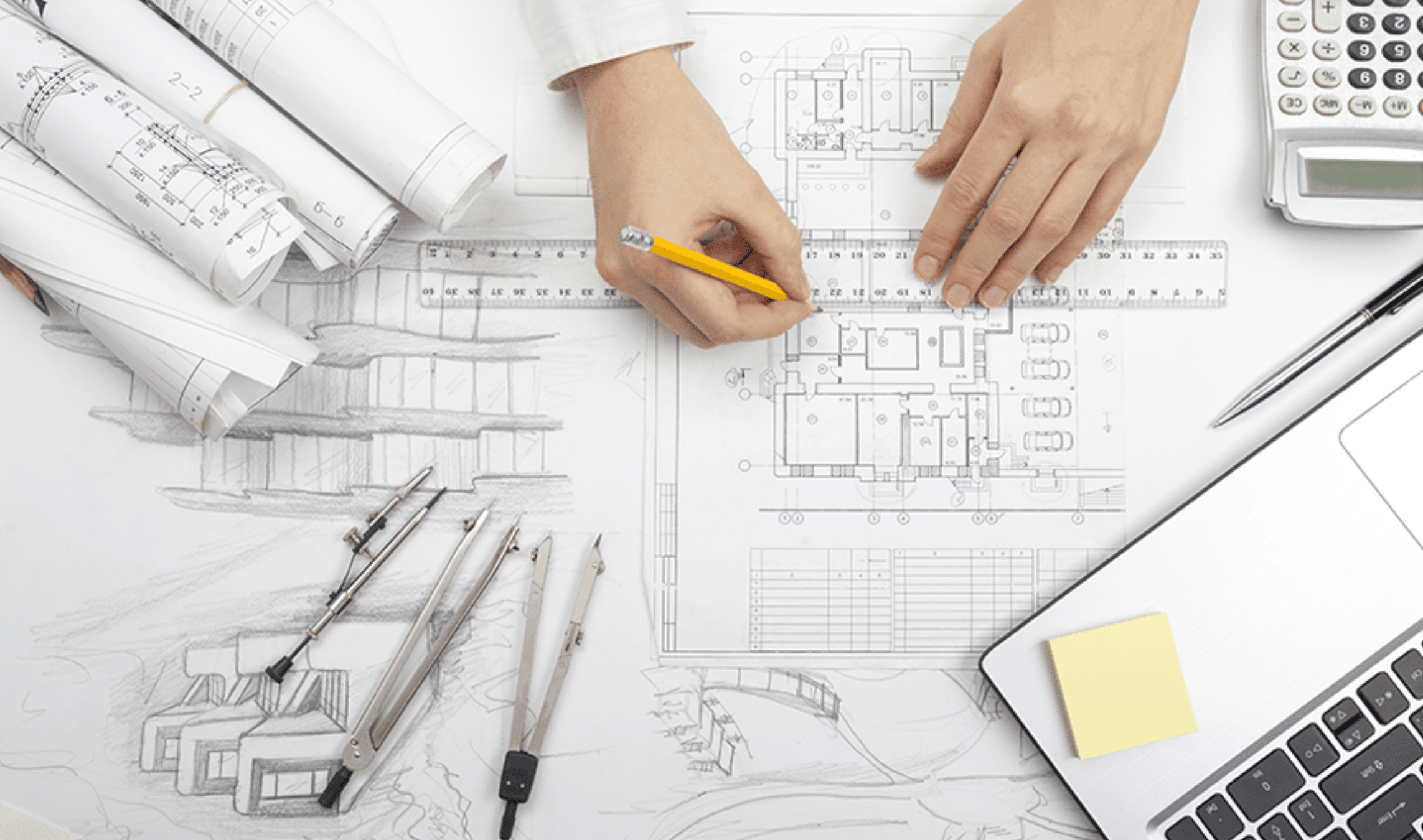 Engineers drawn. Чертежи архитектора. Проектирование. Архитектор над чертежами. Разработка рабочего эскиза.